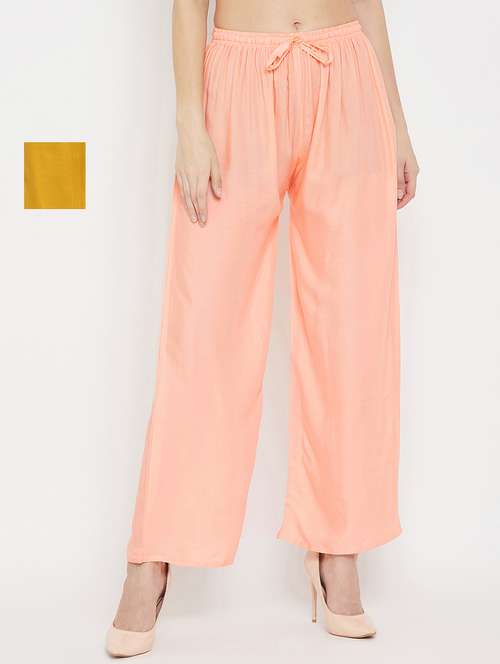 set of 2 pcs solid palazzo - 18411906 -  Standard Image - 0