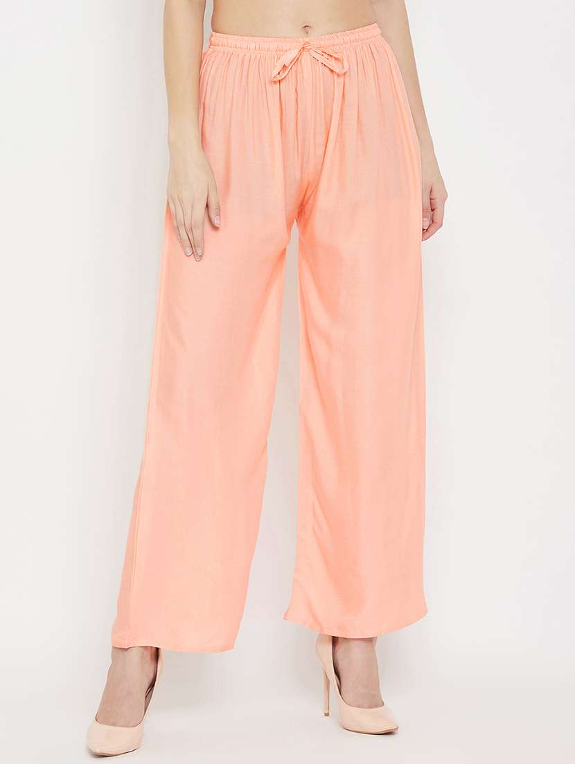 set of 2 pcs solid palazzo - 18411906 -  Standard Image - 3