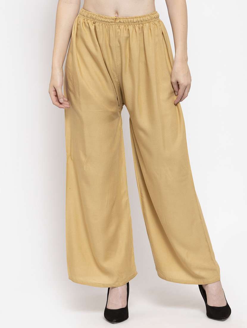 set of 2 pcs solid palazzo - 18411908 -  Standard Image - 3