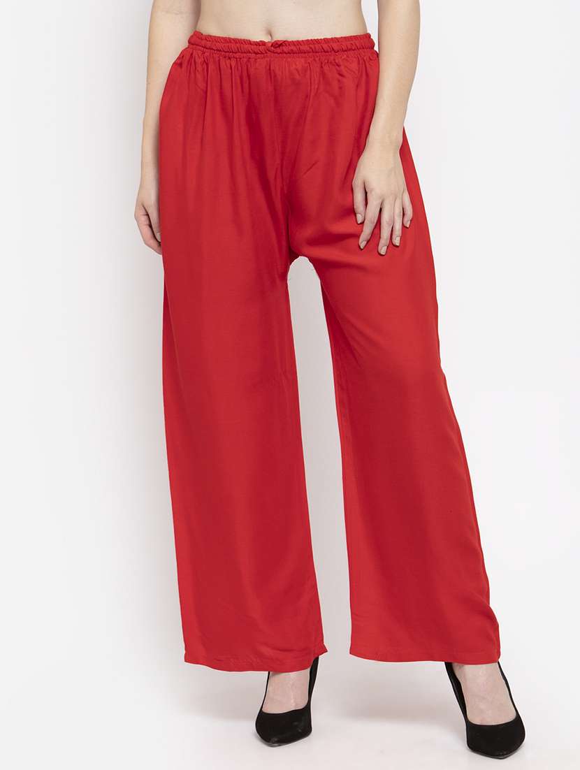 set of 2 pcs solid palazzo - 18411910 -  Standard Image - 3