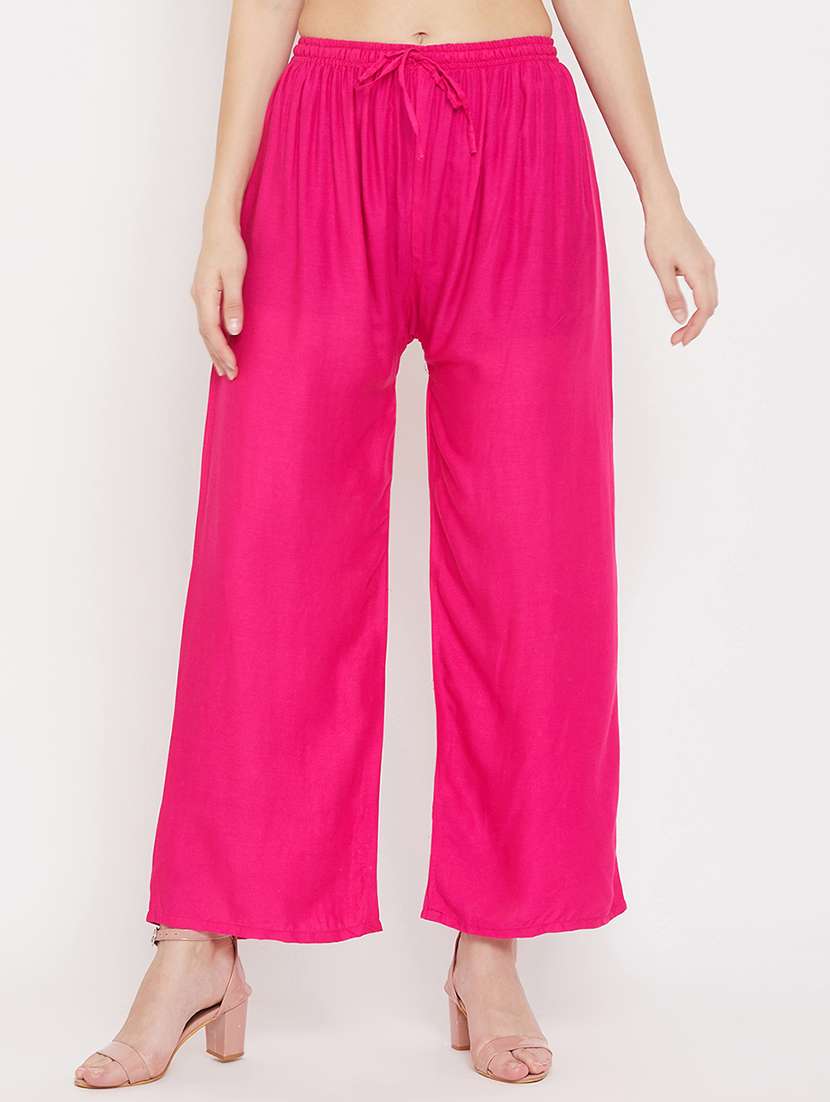 set of 2 pcs solid palazzo - 18411914 -  Standard Image - 3