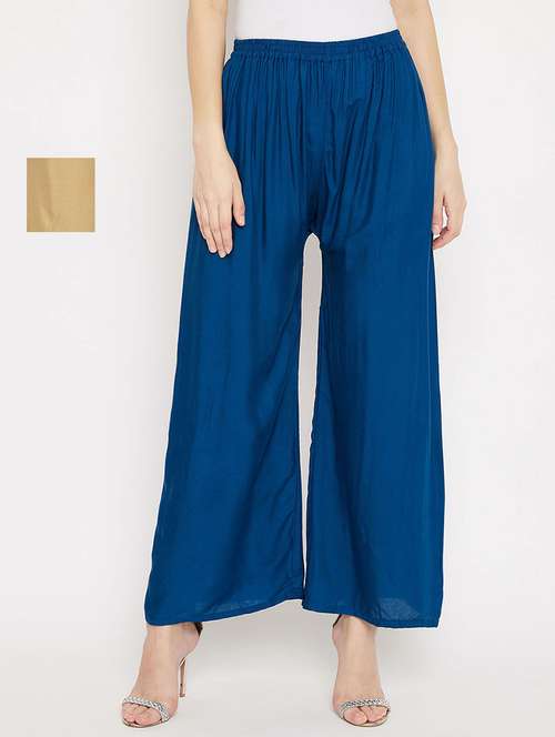 set of 2 pcs solid palazzo - 18411923 -  Standard Image - 0