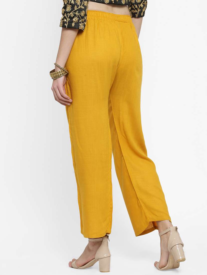 set of 3 pcs solid palazzo - 18412015 -  Standard Image - 3