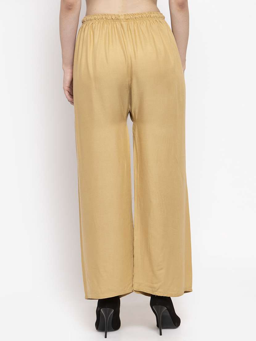 set of 3 pcs solid palazzo - 18412034 -  Standard Image - 3