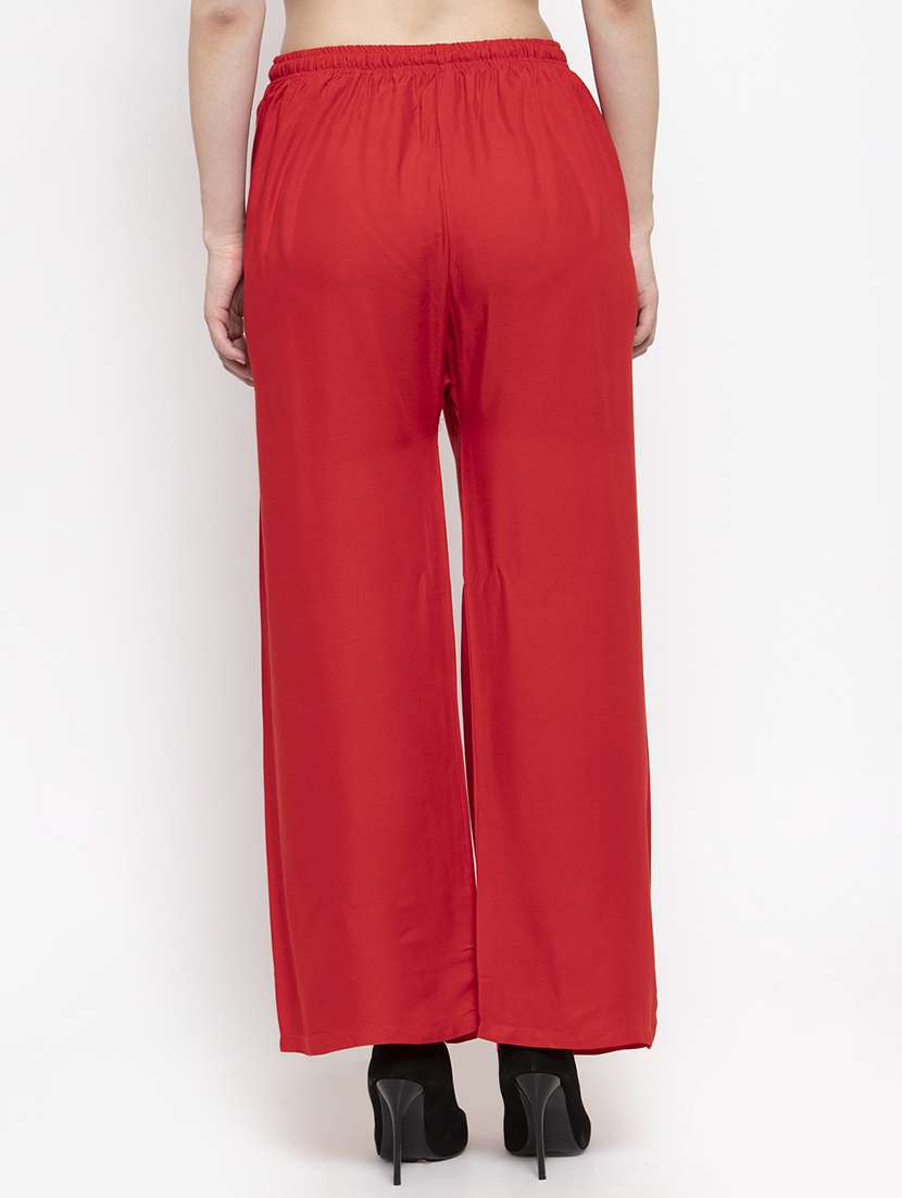 set of 3 pcs solid palazzo - 18412051 -  Standard Image - 3