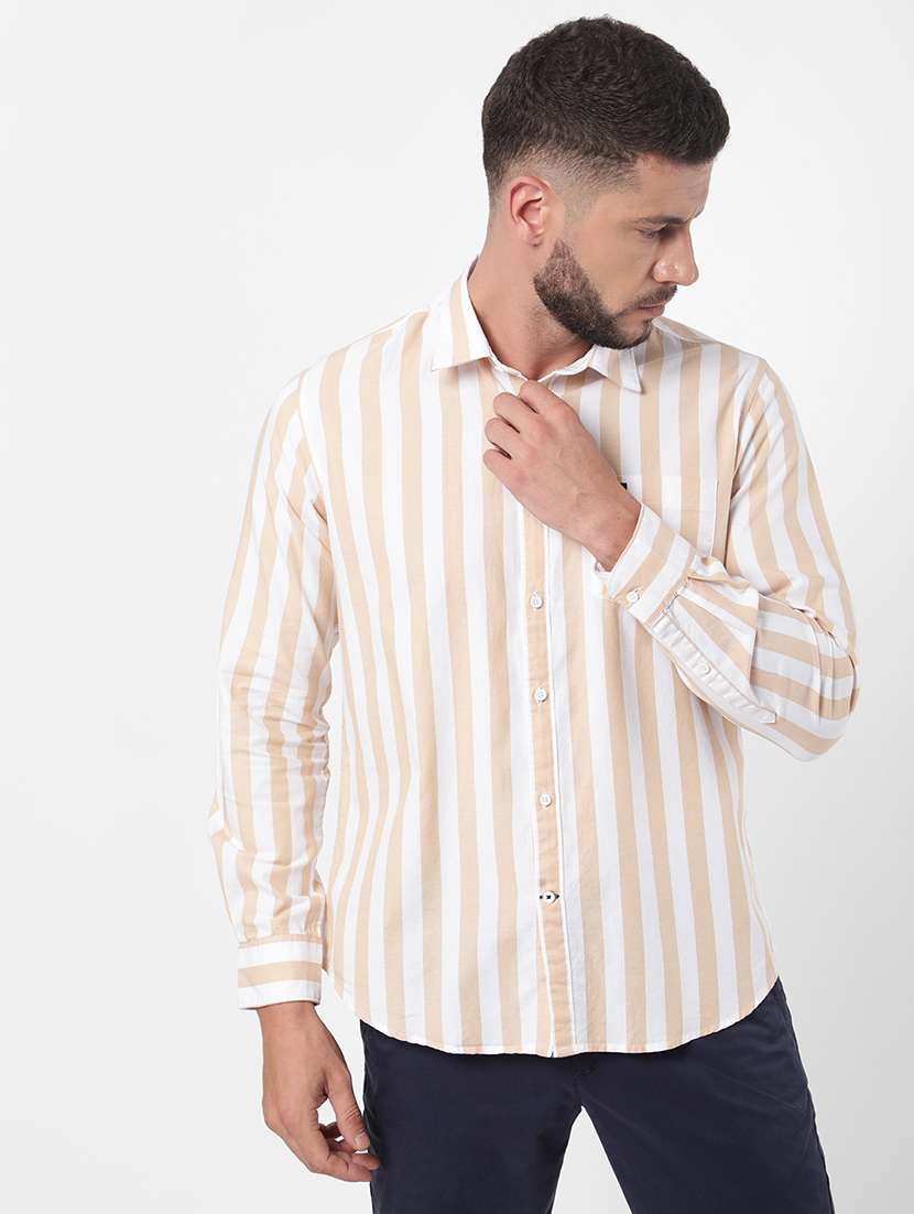 mens stripes casual shirt