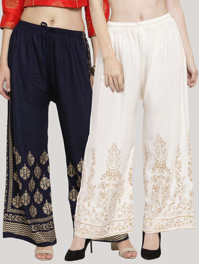 set of 2 pcs printed palazzo