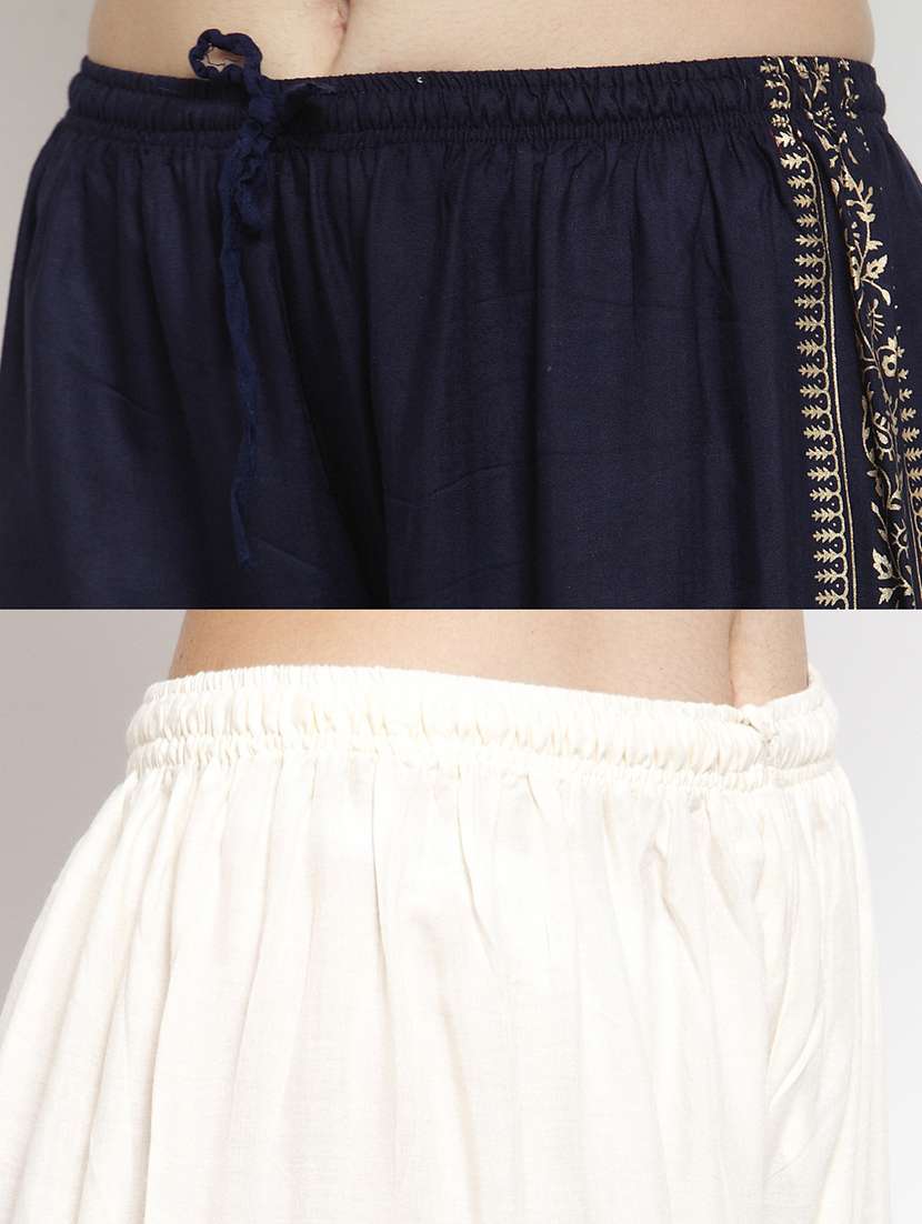 set of 2 pcs printed palazzo - 18412708 -  Standard Image - 3