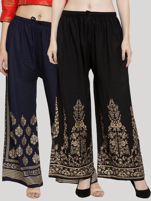 set of 2 pcs printed palazzo - 18412709 - Standard Image - 0