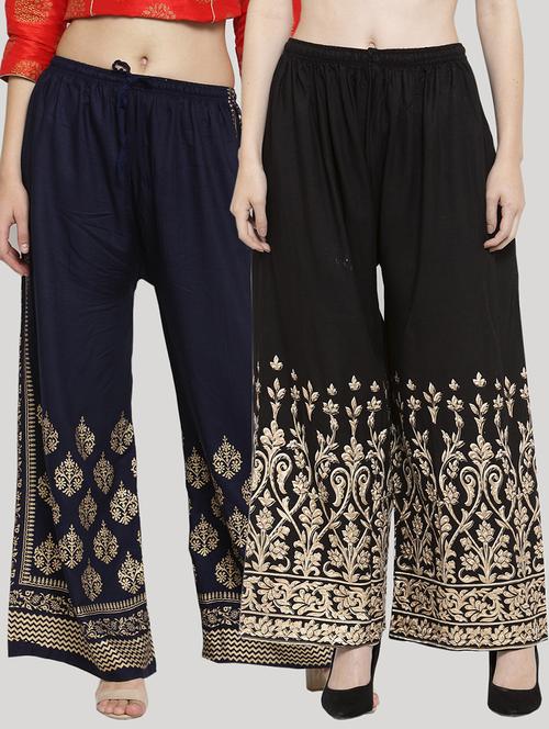 set of 2 pcs printed palazzo - 18412711 - Standard Image - 0