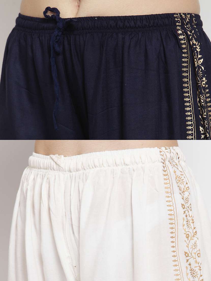 set of 2 pcs printed palazzo - 18412712 -  Standard Image - 3