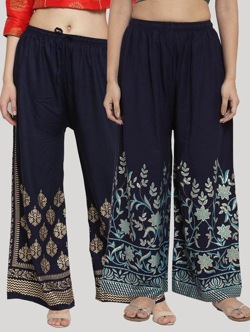 set of 2 pcs printed palazzo - 18412715 - Standard Image - 0