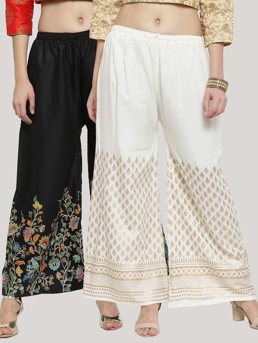 set of 2 pcs printed palazzo