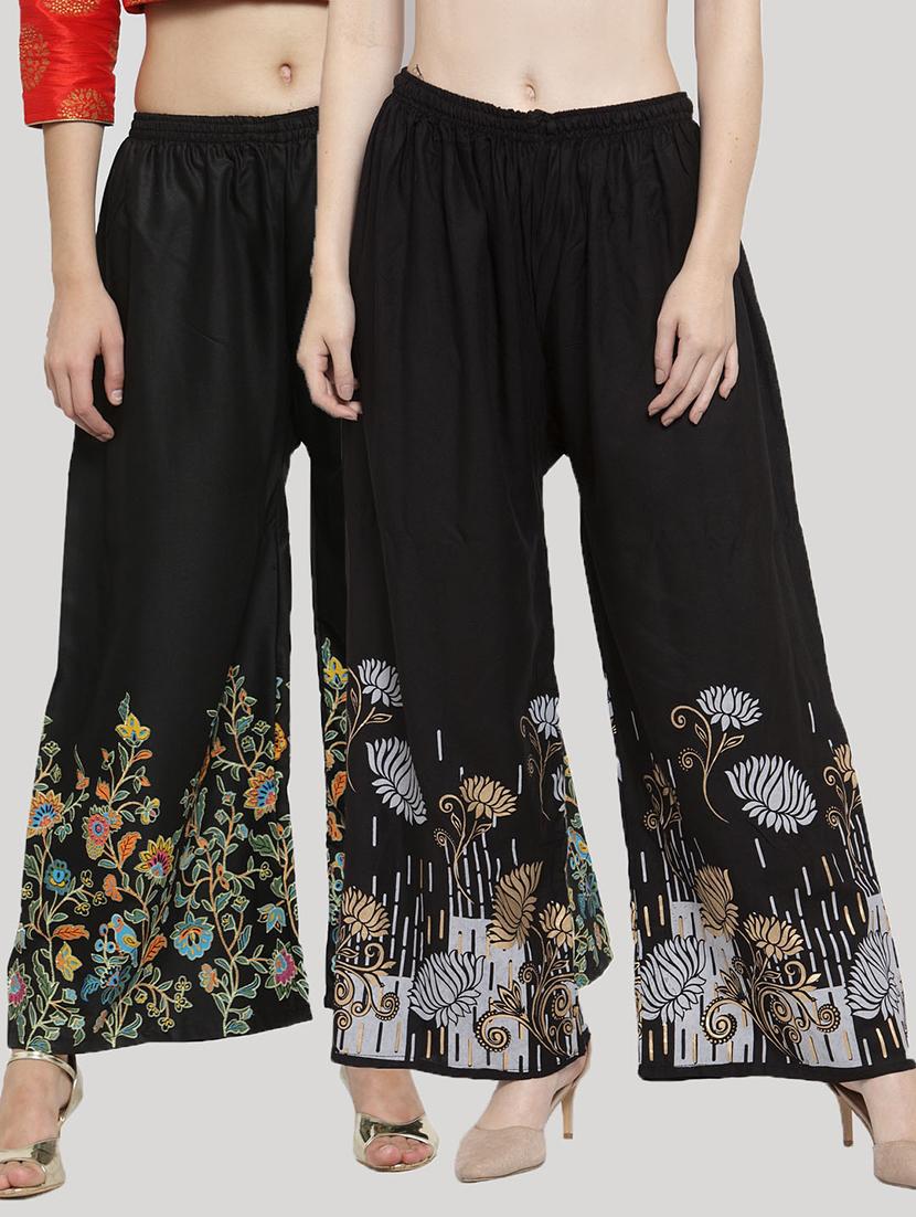 set of 2 pcs printed palazzo - 18412724 - Zoom Image - 0
