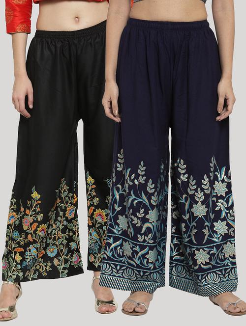 set of 2 pcs printed palazzo - 18412733 - Standard Image - 0