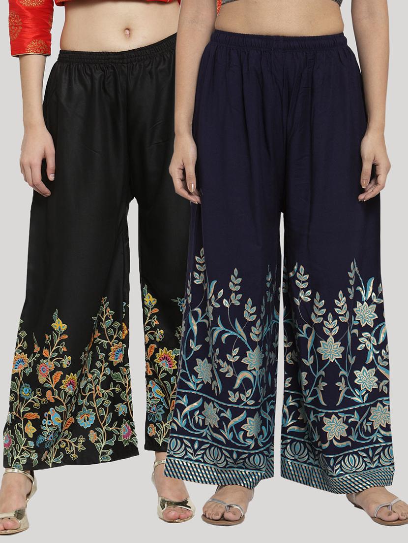 set of 2 pcs printed palazzo - 18412733 - Zoom Image - 0