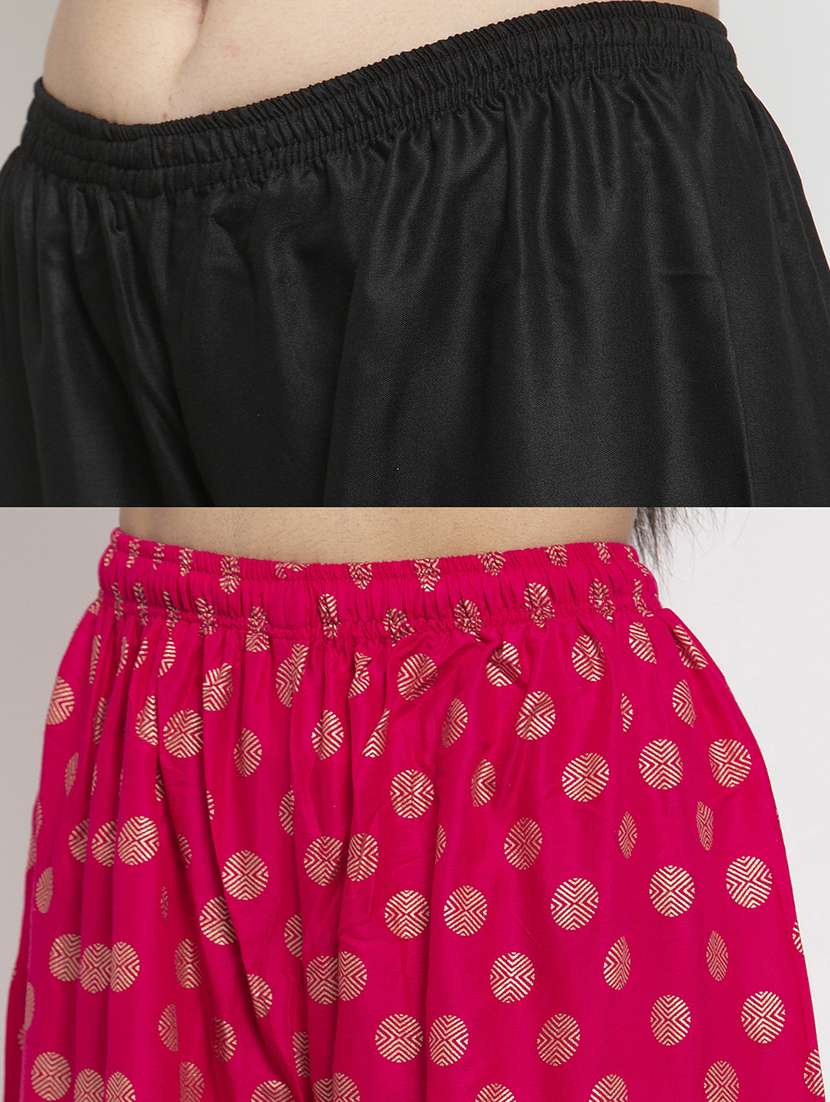 set of 2 pcs printed palazzo - 18412736 -  Standard Image - 3