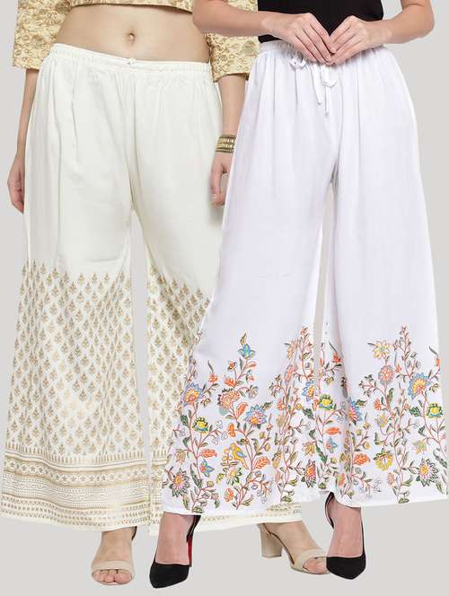 set of 2 pcs printed palazzo - 18412740 - Standard Image - 0