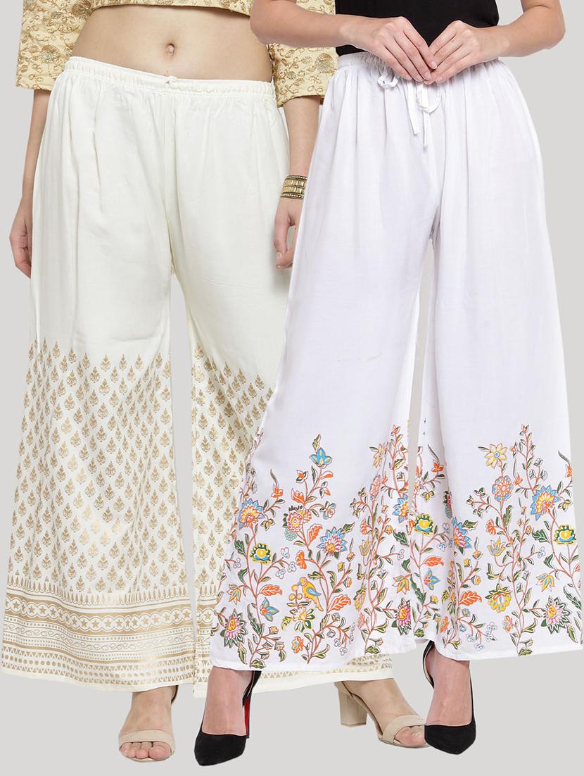 set of 2 pcs printed palazzo - 18412740 - Zoom Image - 0