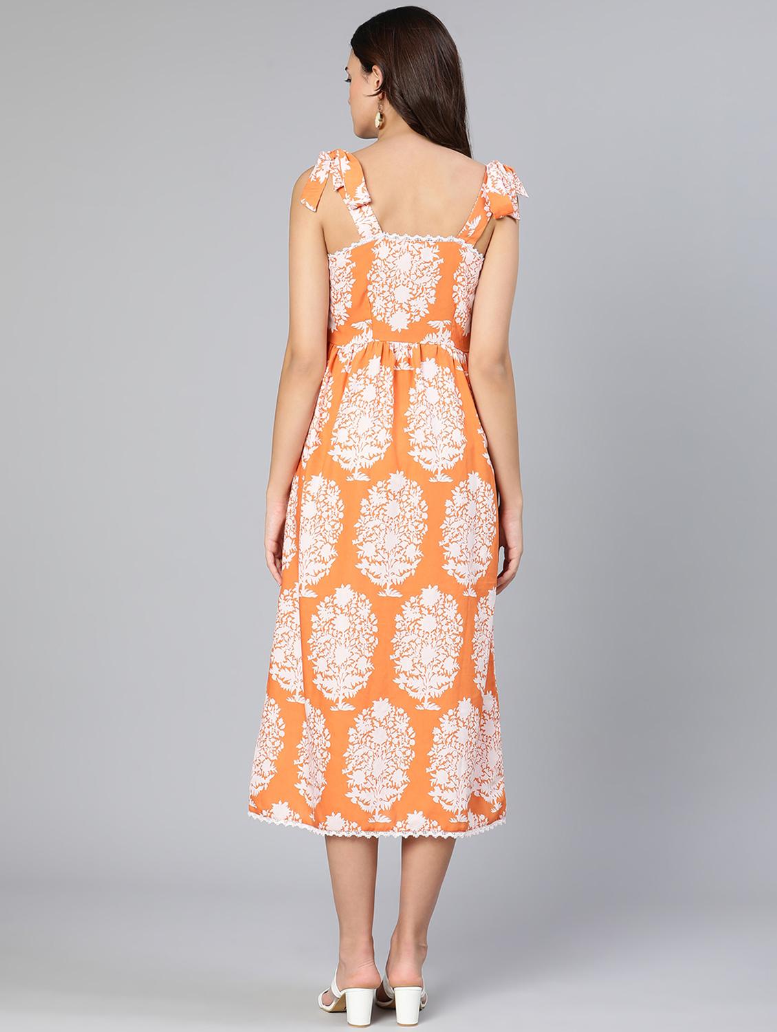 women's block print dress - 18412928 - Standard Image - 5