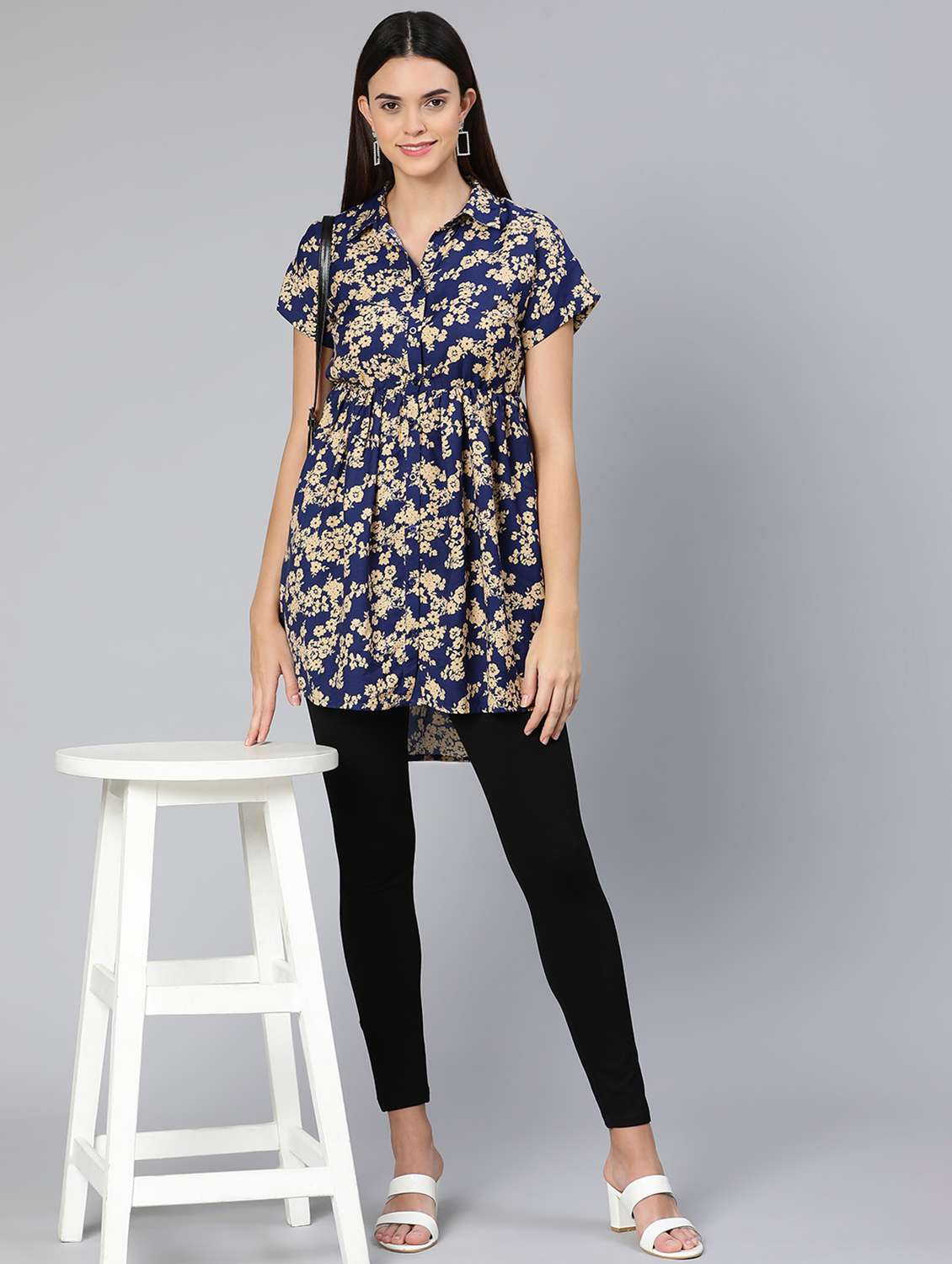 women's a line collared top - 18412942 - Standard Image - 5