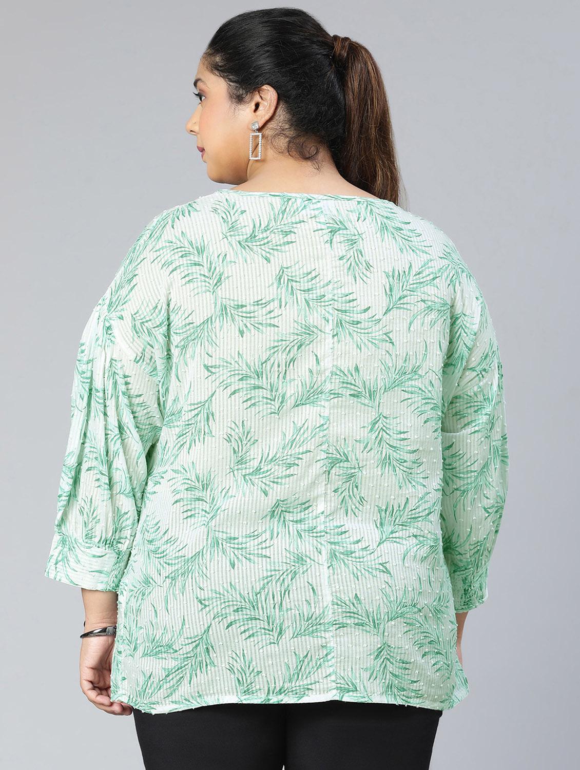 women's straight round neck top - 18412947 - Standard Image - 3