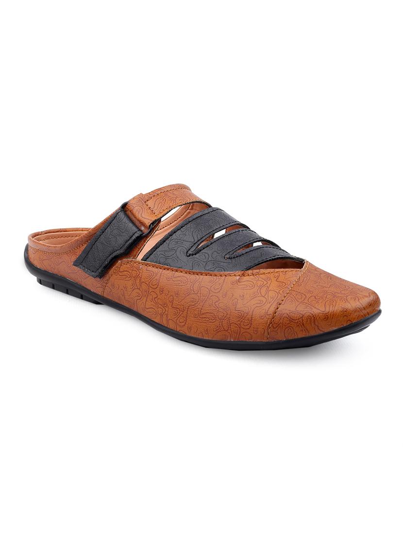 brown pu lace up shoes - 18413083 -  Zoom Image - 0