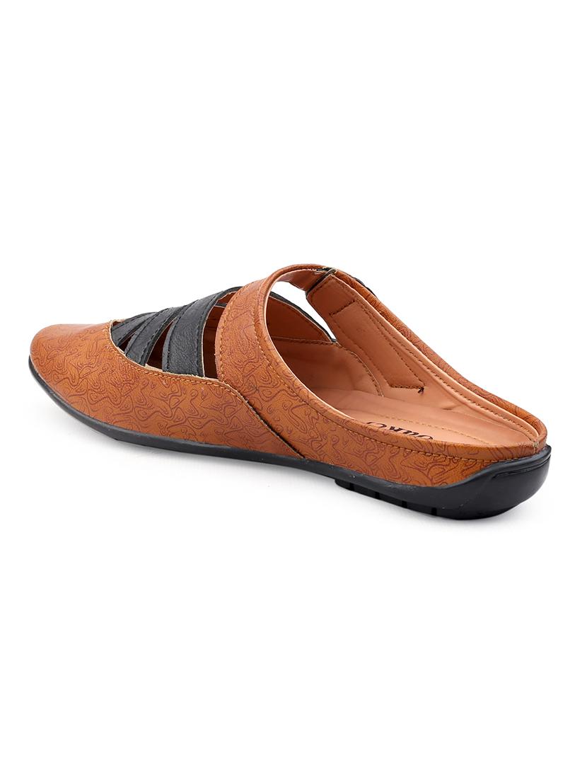 brown pu lace up shoes - 18413083 - Standard Image - 3
