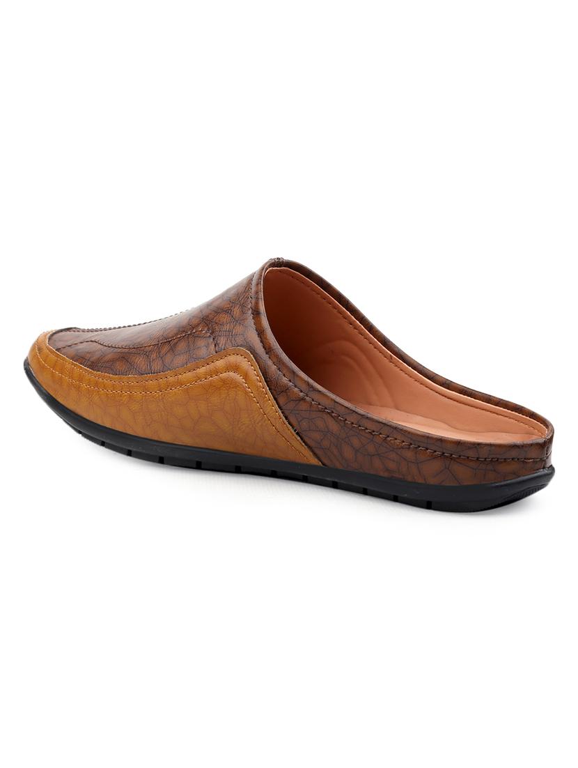 brown pu lace up shoes - 18413084 - Standard Image - 3