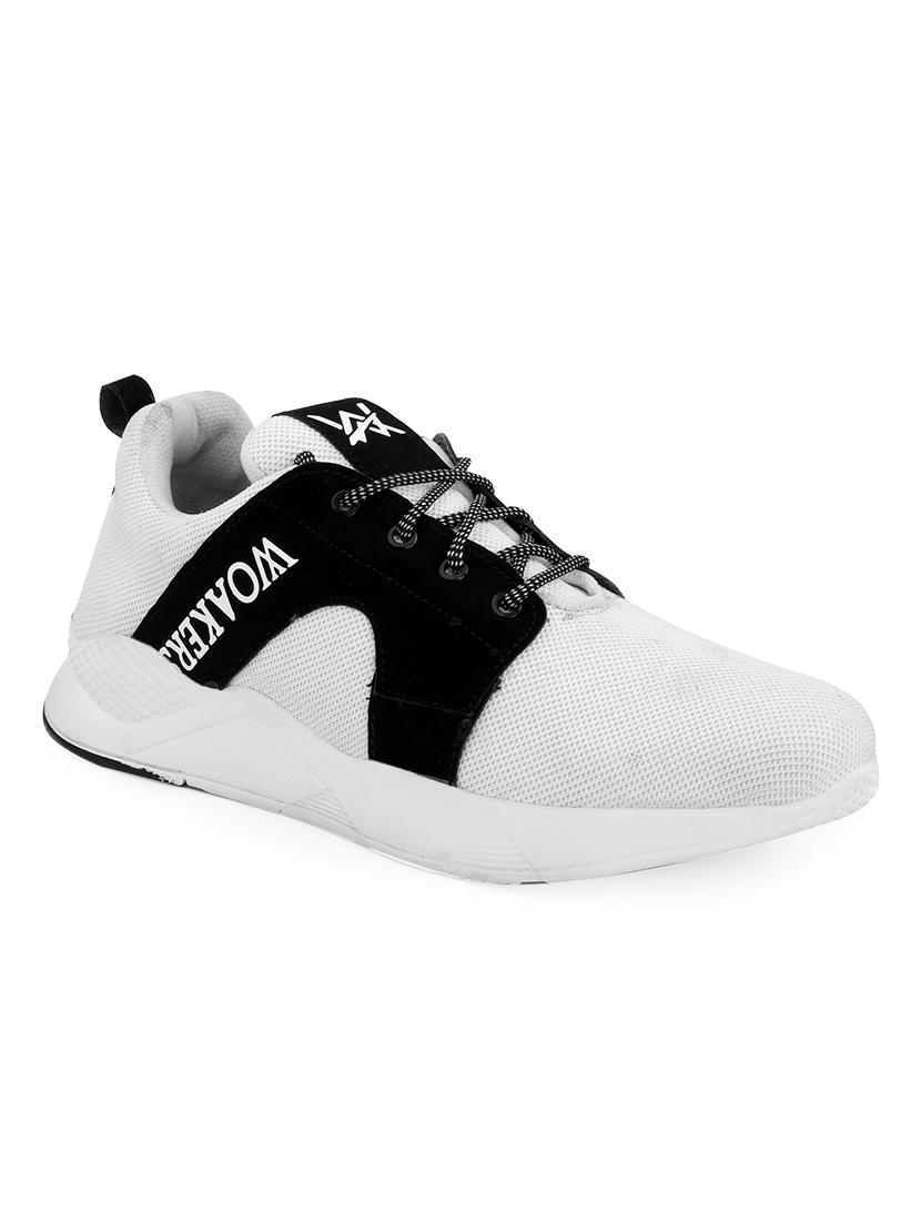 white  lace up sport shoe - 18413148 -  Zoom Image - 0