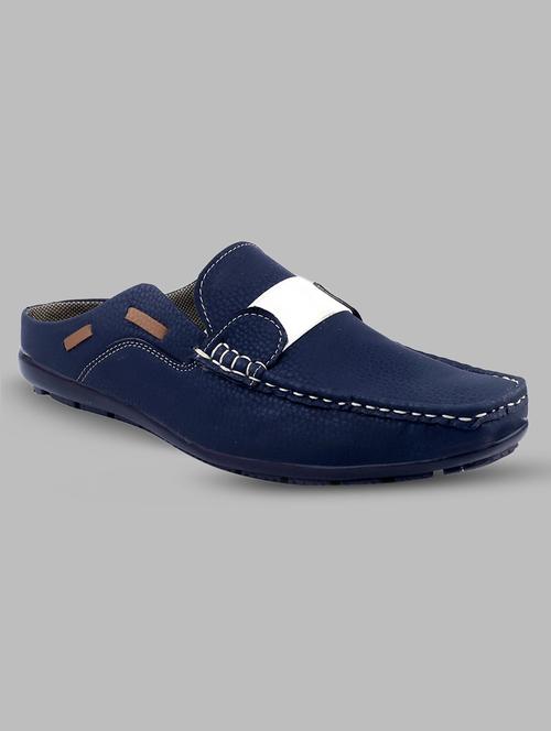 navy blue slip on loafers - 18413197 - Standard Image - 0