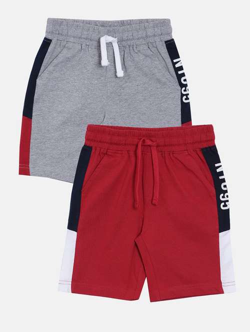 pack of 2 printed shorts  - 18414293 -  Standard Image - 0