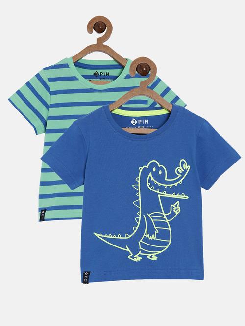 pack of 2 printed t-shirt - 18414323 - Standard Image - 0