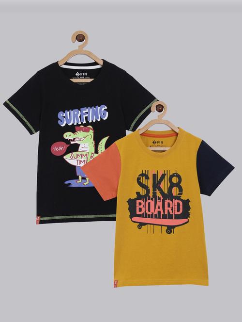 pack of 2 printed t-shirt - 18414369 - Standard Image - 0