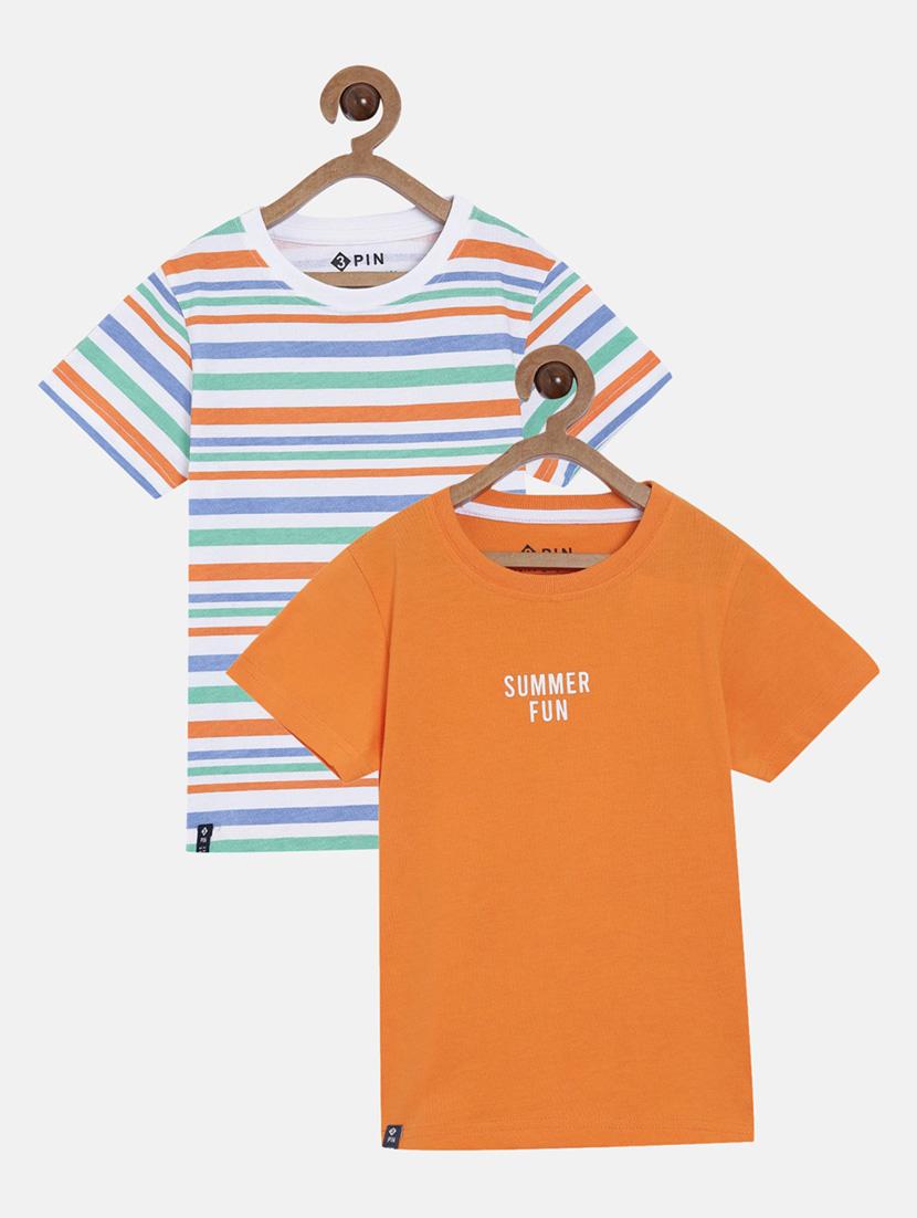 pack of 2 printed t-shirt - 18414402 - Zoom Image - 0