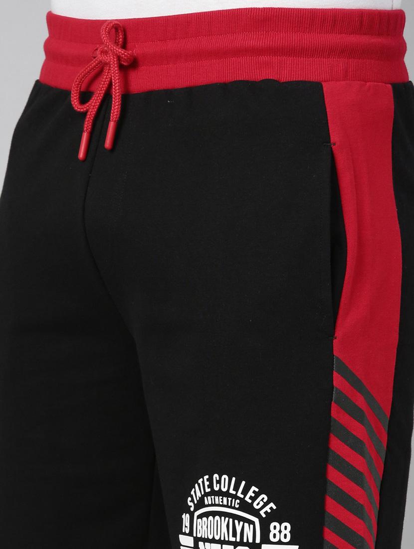 black printed short - 18414464 - Standard Image - 3