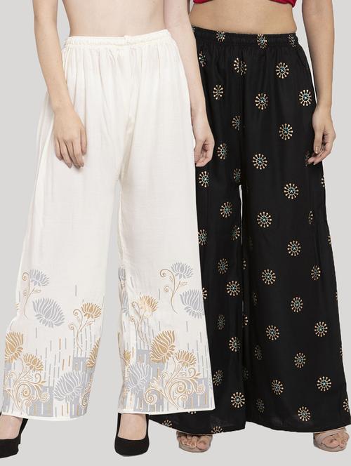 pack of 2 printed palazzo - 18414994 - Standard Image - 0