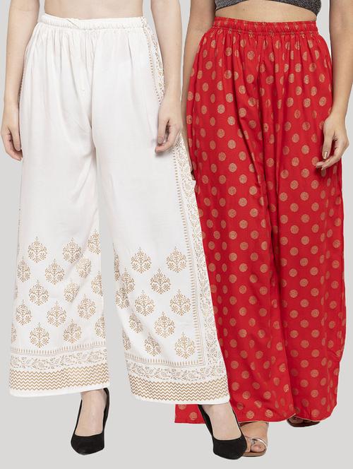 pack of 2 printed palazzo - 18415043 - Standard Image - 0