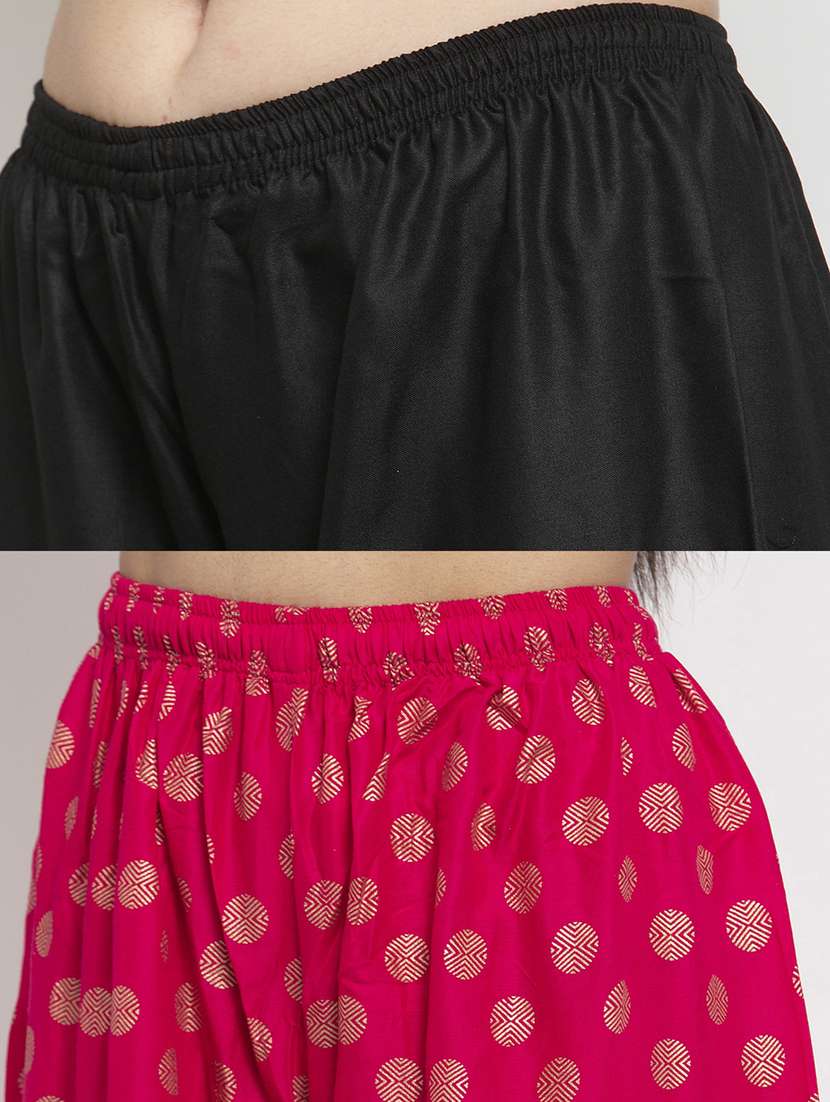 set of 2 pcs printed palazzo - 18415053 -  Standard Image - 3