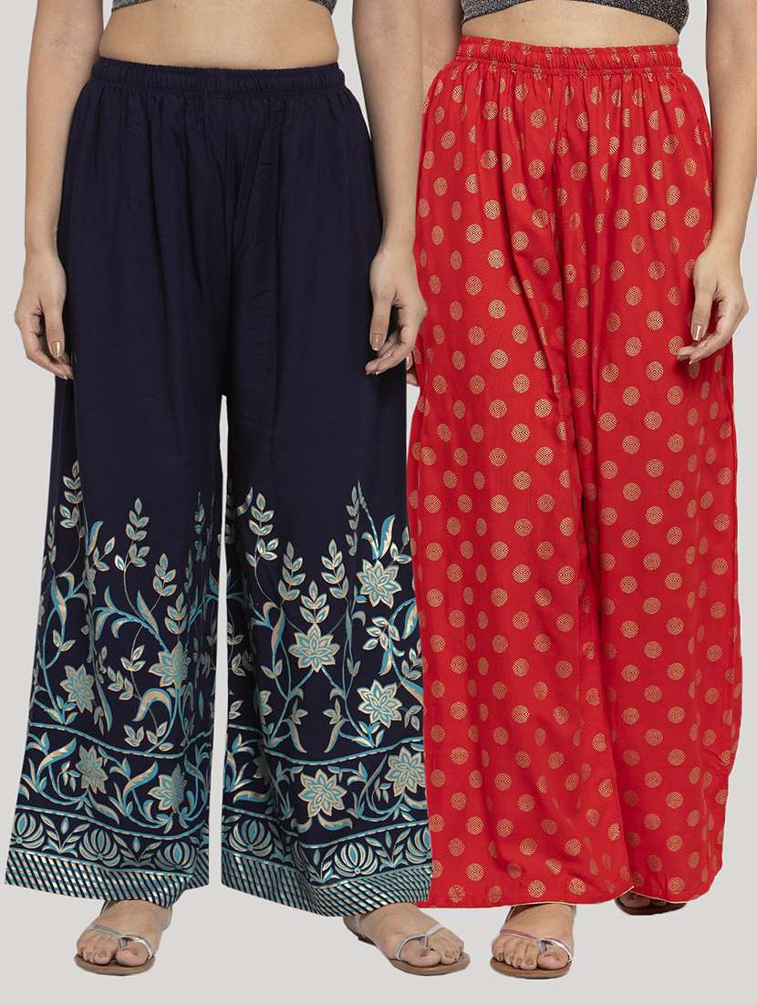 set of 2 pcs printed palazzo