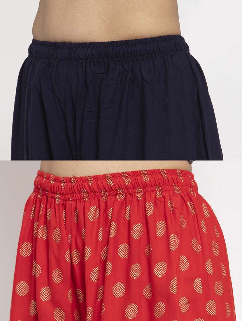 set of 2 pcs printed palazzo - 18415058 -  Standard Image - 3