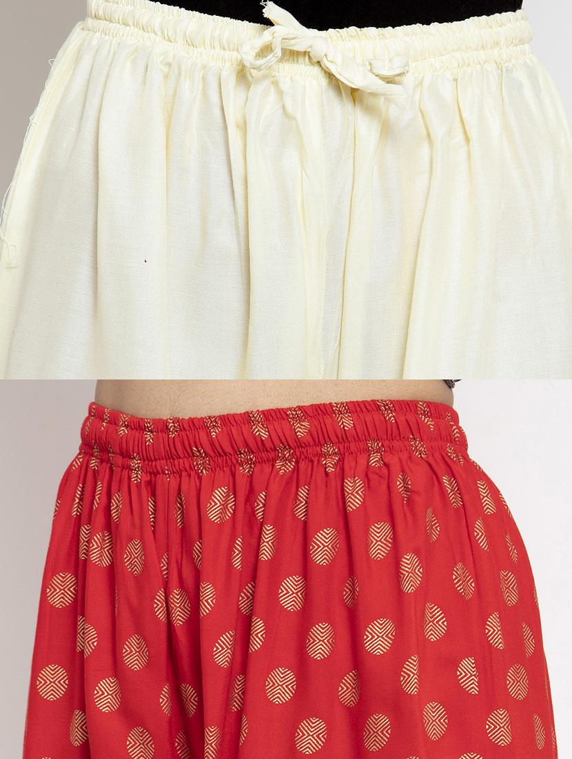 set of 2 pcs printed palazzo - 18415077 - Standard Image - 3
