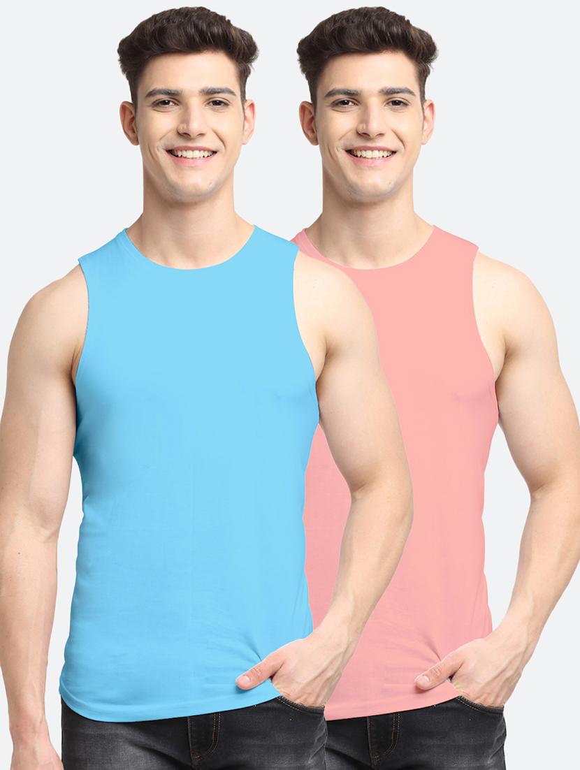 set of 2 solid vest - 18415415 - Zoom Image - 0