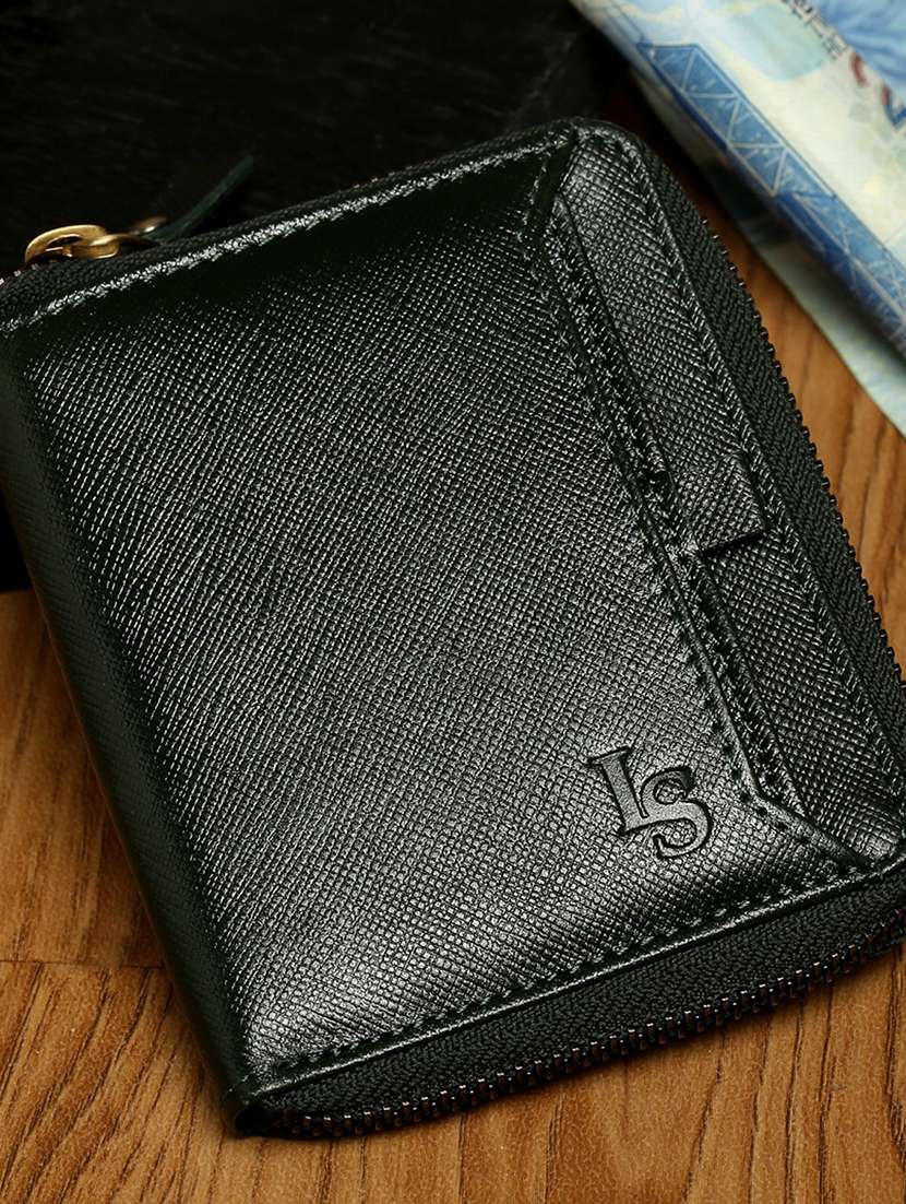 juniper green leather wallet