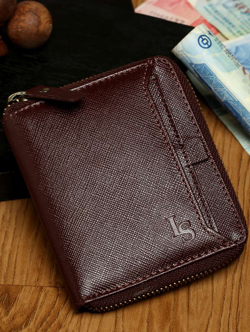 rosewood leather wallet