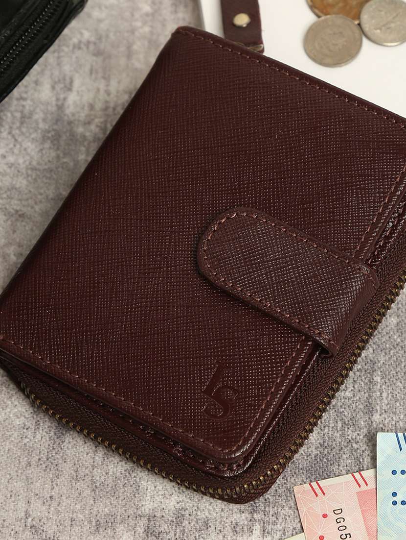rosewood leather wallet