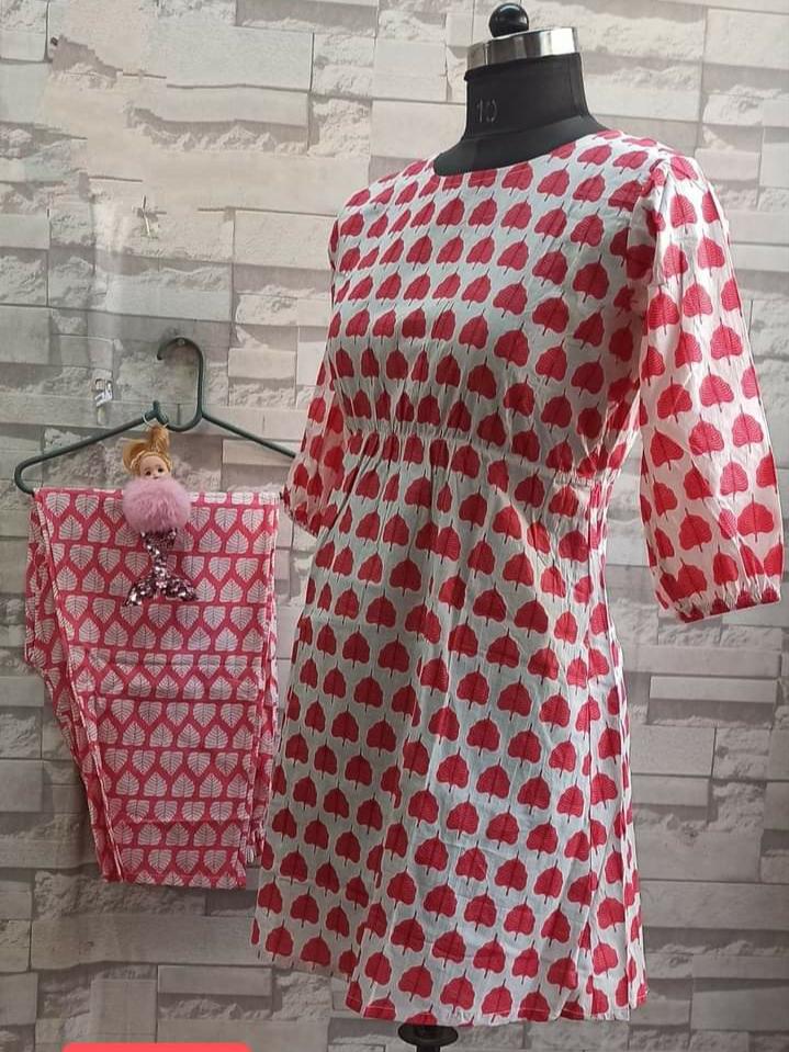 cotton kurta pant set  - 18416343 -  Zoom Image - 0