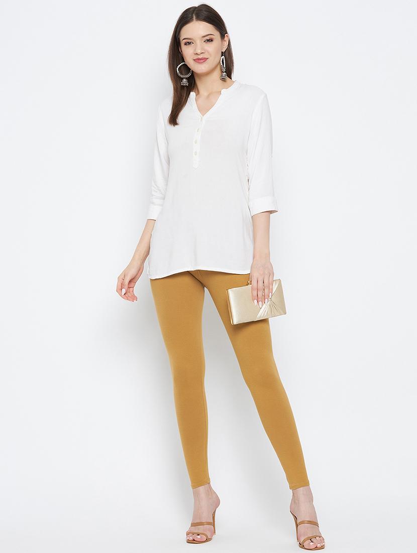 mid rise solid legging - 18416500 - Standard Image - 3