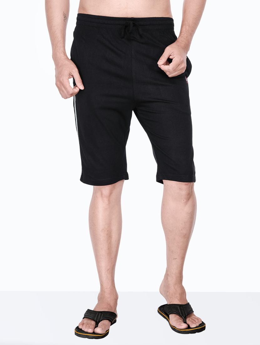 black solid bermuda short - 18416814 - Zoom Image - 0