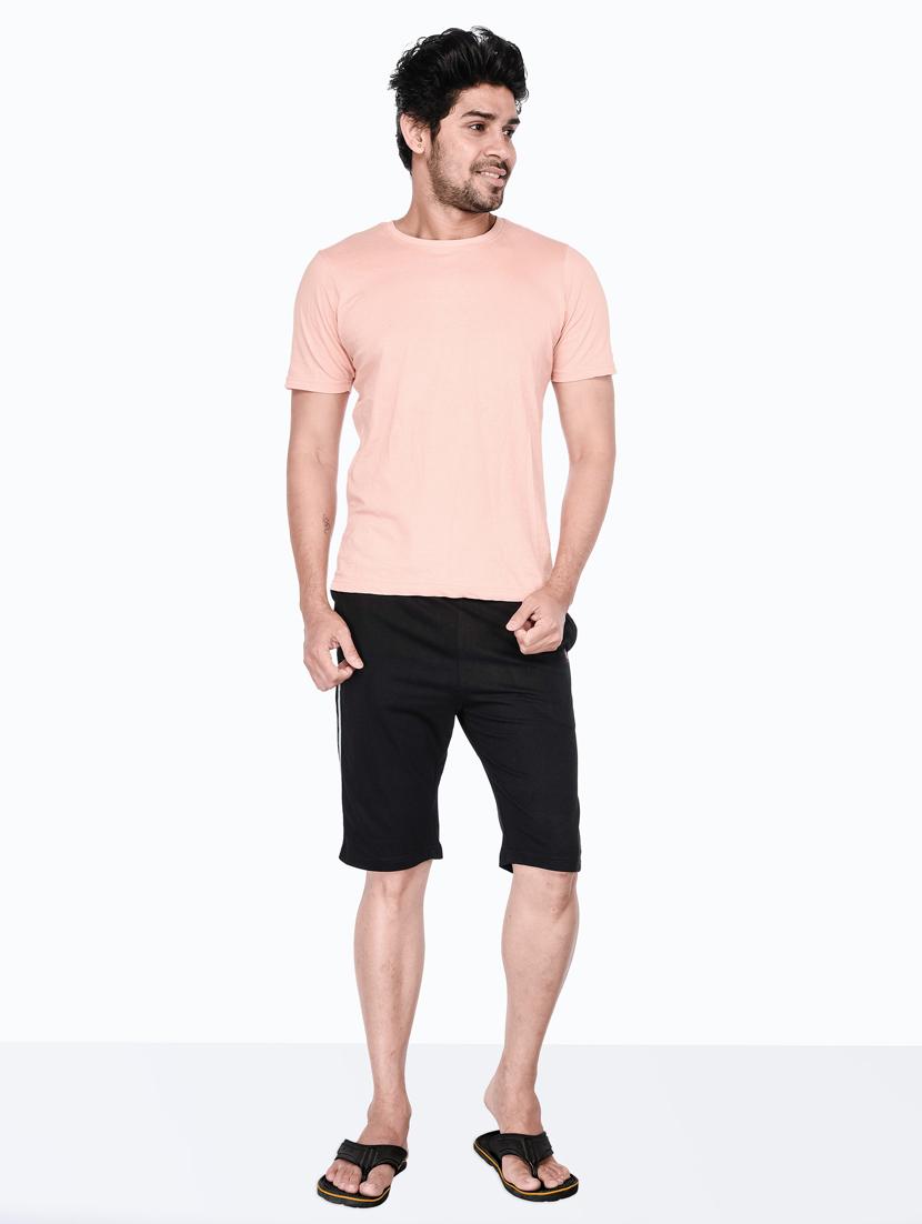 black solid bermuda short - 18416814 - Standard Image - 3